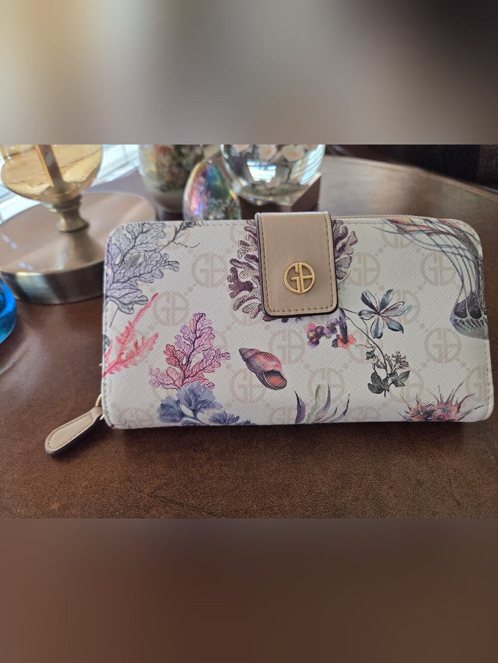 Giani Bernini AIO Sea Print Wallet